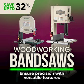 Banner for 11-29 Cyber Wood Bandsaws