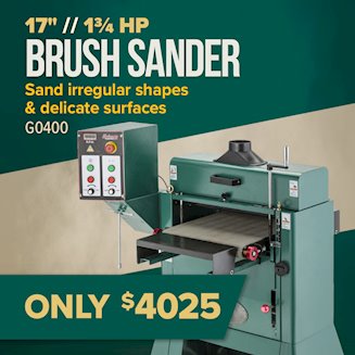 Banner for 9-9-G0400-Brush-Sander