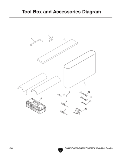 Part Diagram for G0445