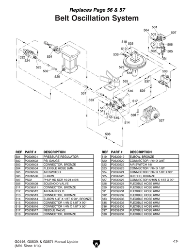 Part Diagram for G0446