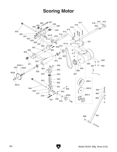 Part Diagram for G0451