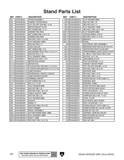 Parts for 20