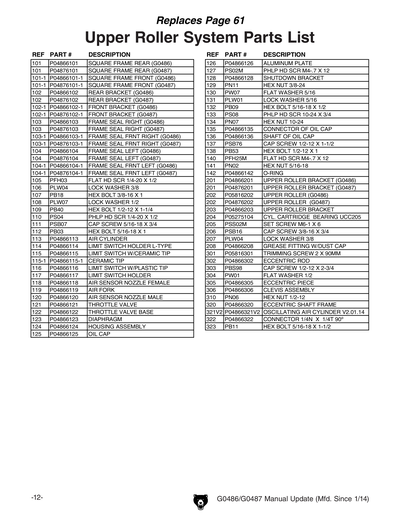 Part Diagram for G0487