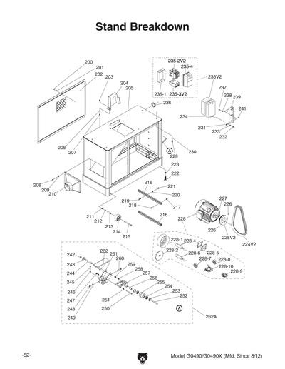 Part Diagram for G0490