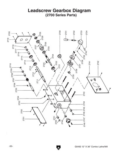 Part Diagram for G0492