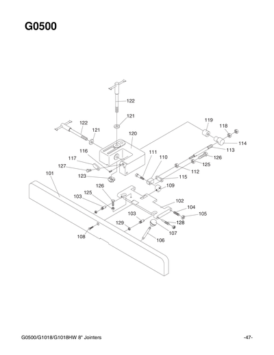 Part Diagram for G0500
