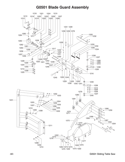 Part Diagram for G0501