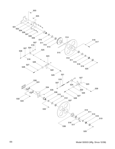 Part Diagram for G0503