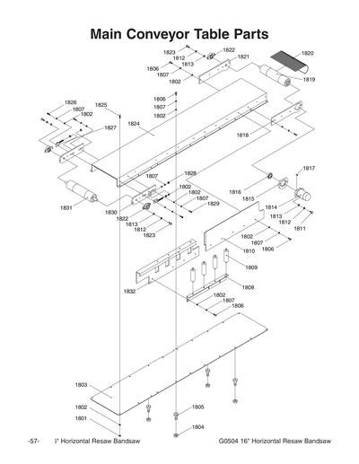Part Diagram for G0504