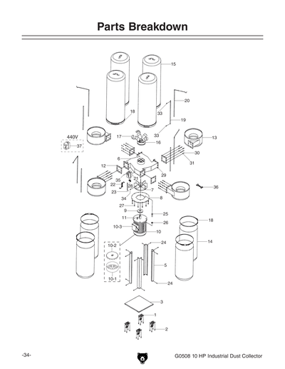 Part Diagram for G0508