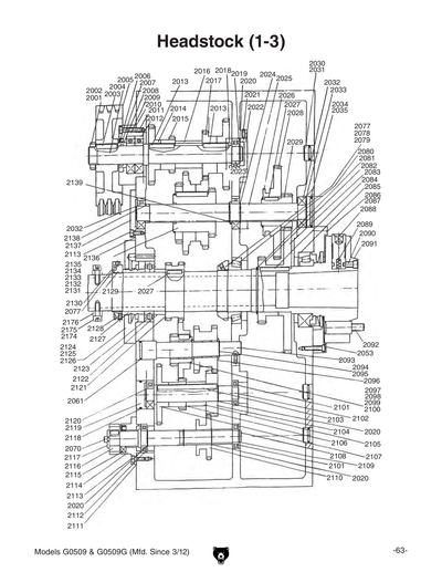 Part Diagram for G0509