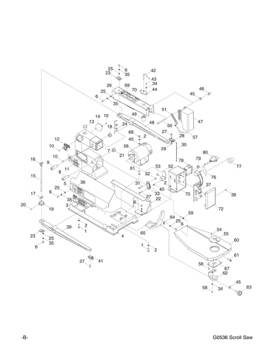 Part Diagram for G0536