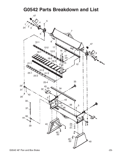 Part Diagram for G0542