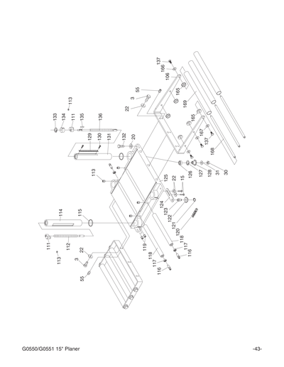 Part Diagram for G0550