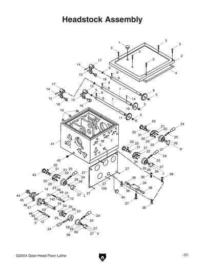 Part Diagram for G0554