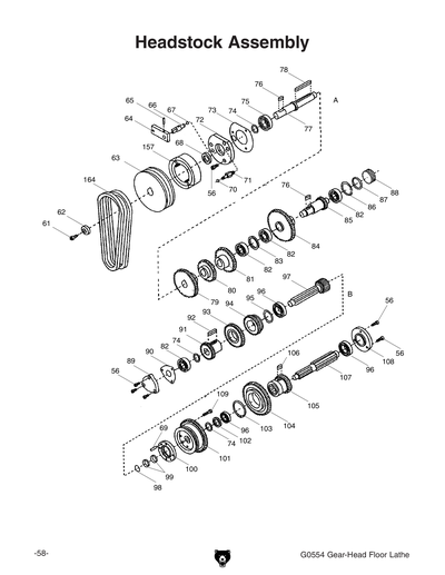 Part Diagram for G0554