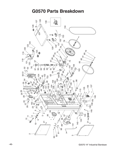 Part Diagram for G0570