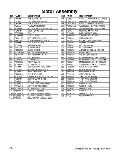Part Diagram for G0588