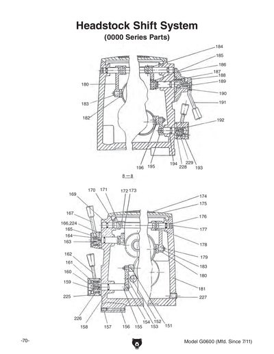 Part Diagram for G0600