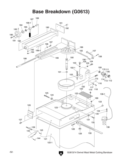 Part Diagram for G0613