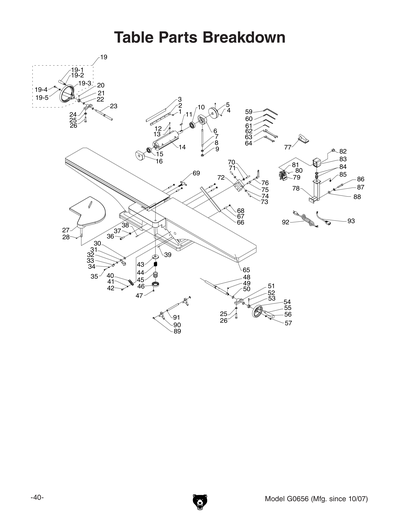 Part Diagram for G0656PX