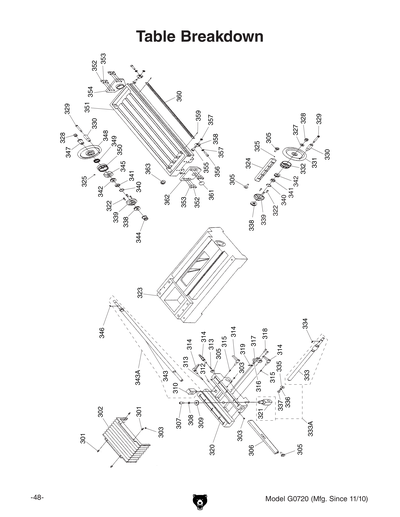 Part Diagram for G0720