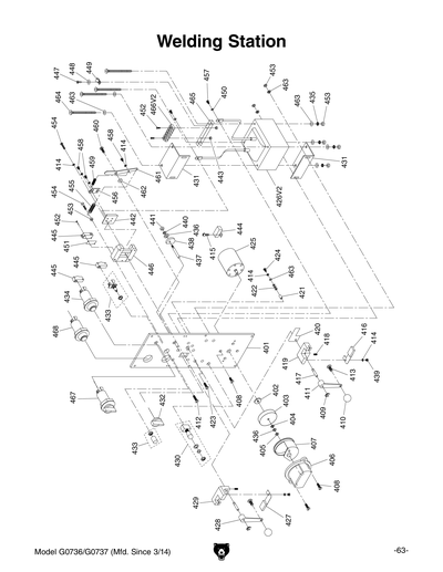 Part Diagram for G0737