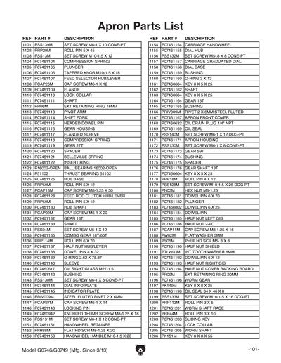 Part Diagram for G0749