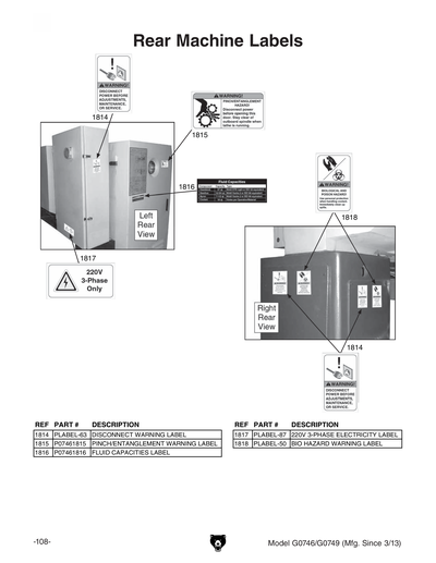 Part Diagram for G0749