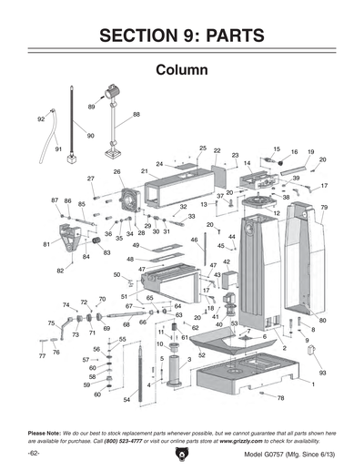Parts for 9