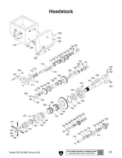 Part Diagram for G0776