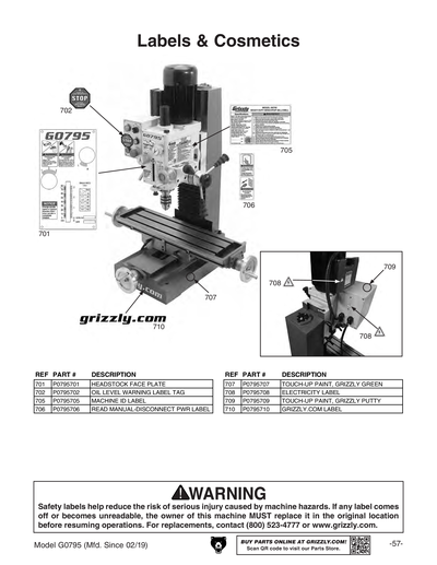 jgtatgmオーダーページ Parts for G0795 8