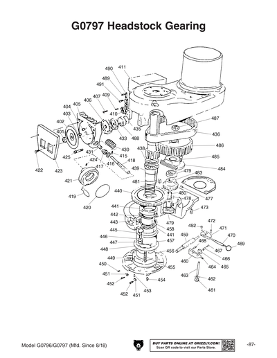 Part Diagram for G0797