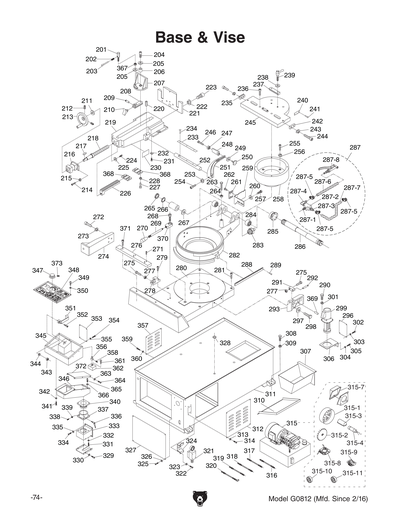 Part Diagram for G0812