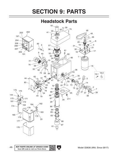 Part Diagram for G0836