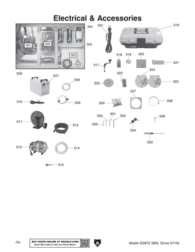 Part Diagram for G0872