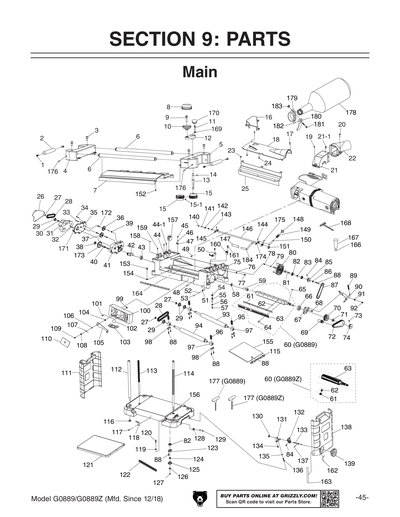 Part Diagram for G0889Z