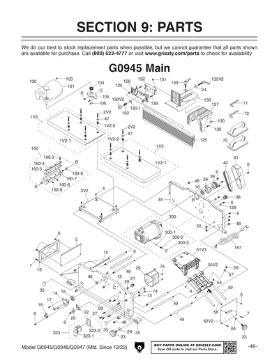 Part Diagram for G0945