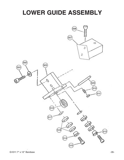 Part Diagram for G1011Z