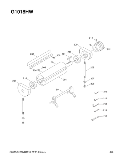 Part Diagram for G1018HW