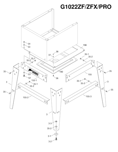 Part Diagram for G1022PRO