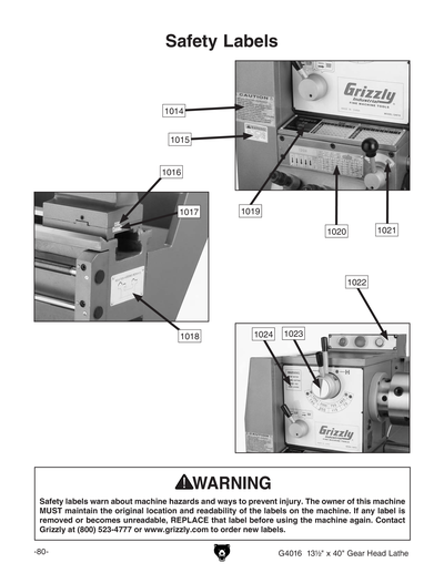 Part Diagram for G4016