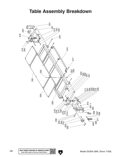 Part Diagram for G5394