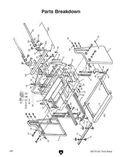 Part Diagram for G5772