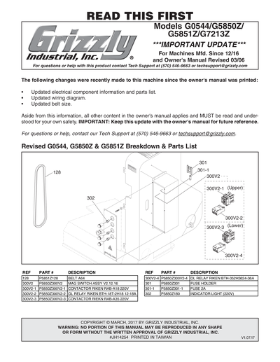Part Diagram for G5851Z