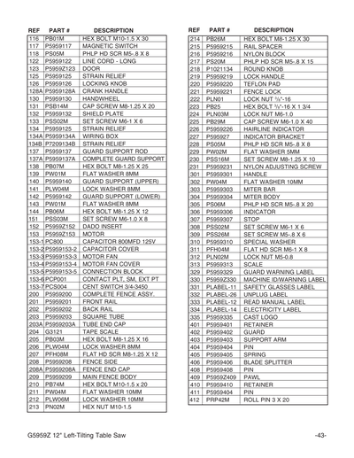 Part Diagram for G5959Z