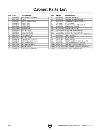 Part Diagram for G7214Z