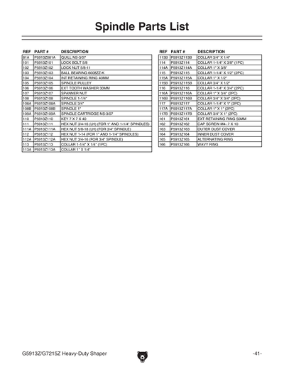 Part Diagram for G7215Z