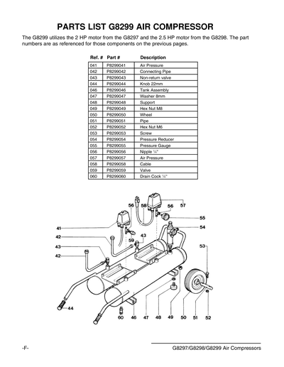 Part Diagram for G8299