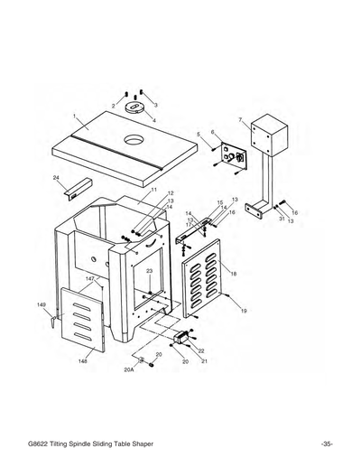 Part Diagram for G8622